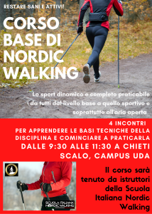 Locandina Corso di Nordic Walking